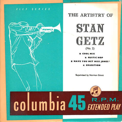 Cover Stan Getz - The Artistry Of Stan Getz (No. 2) (7, EP) Schallplatten Ankauf