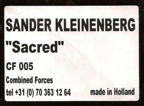 Cover Sander Kleinenberg - Sacred (12, Promo) Schallplatten Ankauf