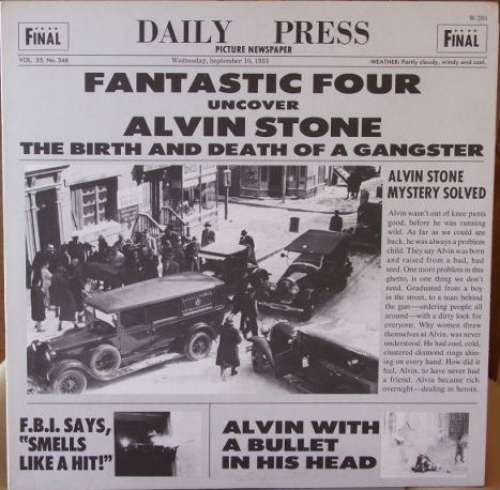 Cover Fantastic Four - Alvin Stone (The Birth And Death Of A Gangster) (LP, Album) Schallplatten Ankauf