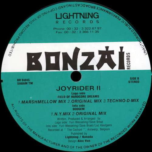 Cover Joyrider - II (12) Schallplatten Ankauf