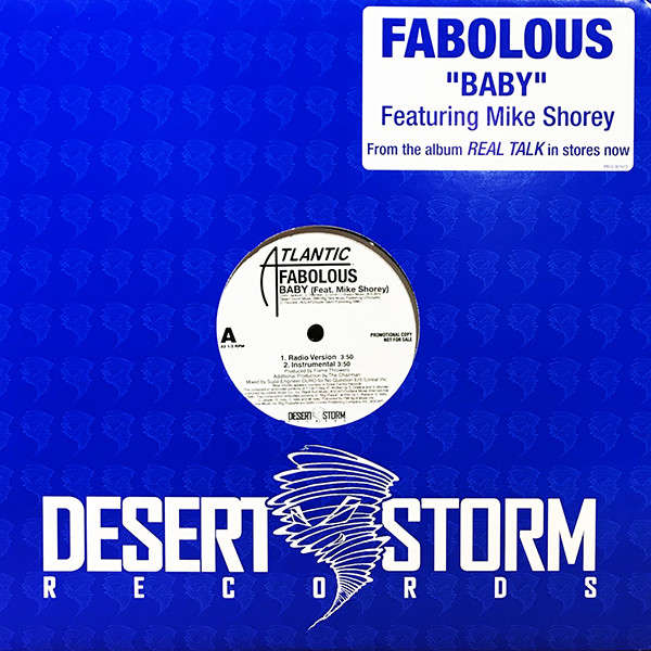 Cover Fabolous Featuring Mike Shorey - Baby (12, Promo) Schallplatten Ankauf