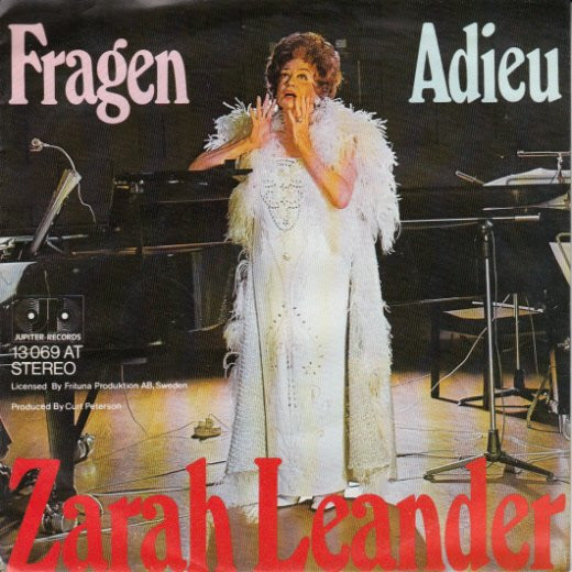 Cover Zarah Leander - Fragen (7, Single) Schallplatten Ankauf