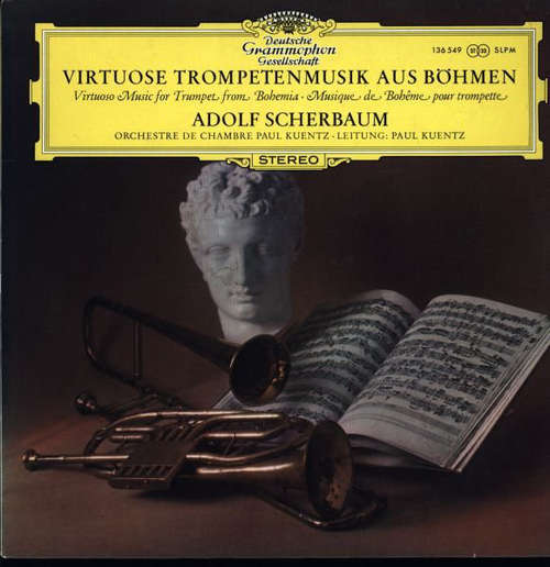 Cover Adolf Scherbaum, Orchestre De Chambre Paul Kuentz, Paul Kuentz - Virtouse Trompetenmusik Aus Bohmen (LP) Schallplatten Ankauf