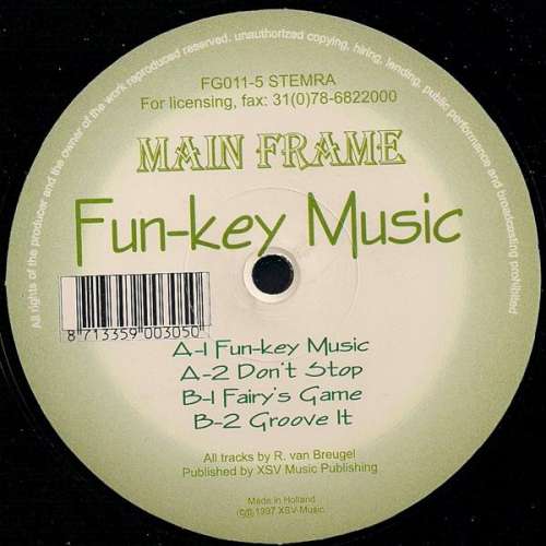 Cover Main Frame (2) - Fun-Key Music (12) Schallplatten Ankauf