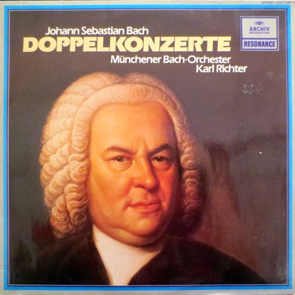 Cover Johann Sebastian Bach / Münchener Bach-Orchester, Karl Richter - Doppelkonzerte (LP, RE) Schallplatten Ankauf