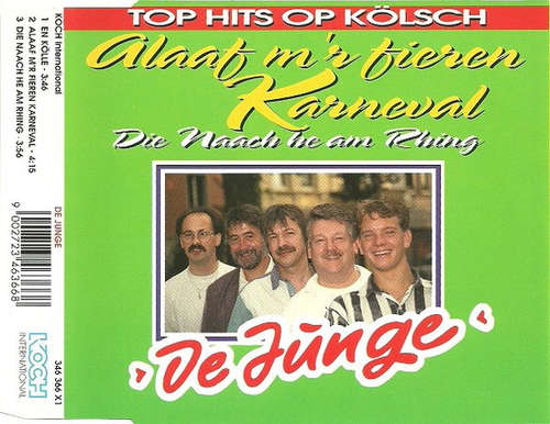 Cover De Junge - Alaaf M'r Fieren Karneval (CD, Maxi) Schallplatten Ankauf