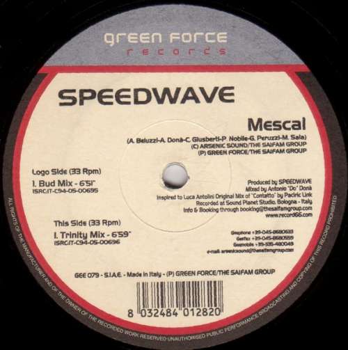 Cover Speedwave - Mescal (12) Schallplatten Ankauf