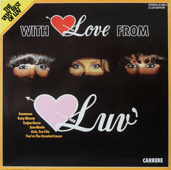 Cover Luv' - With Love From Luv' (The Very Best Of Luv') (LP, Comp, Club) Schallplatten Ankauf