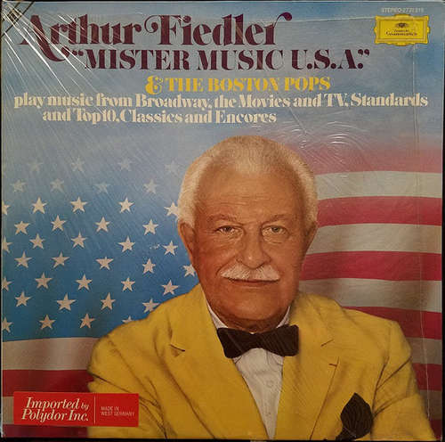 Cover Arthur Fiedler, The Boston Pops* - Mister Music U.S.A. (2xLP, Comp) Schallplatten Ankauf
