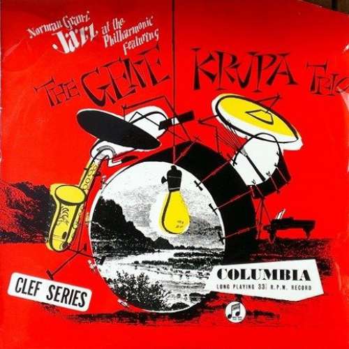 Cover The Gene Krupa Trio* - Norman Granz' Jazz At The Philharmonic (LP) Schallplatten Ankauf