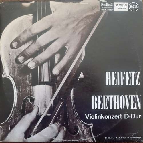 Cover Heifetz* • Beethoven* - Violinkonzert D-Dur (LP, Mono, Club, S/Edition) Schallplatten Ankauf