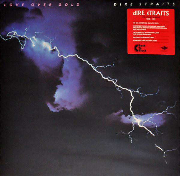 Cover Dire Straits - Love Over Gold (LP, Album, RE, RM, 180) Schallplatten Ankauf