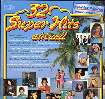 Cover Various - 32 Super Hits Aktuell (2xLP, Comp, Club, Gat) Schallplatten Ankauf