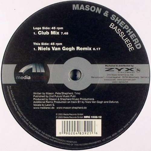 Cover Mason & Shepherd - Bassliebe (12) Schallplatten Ankauf