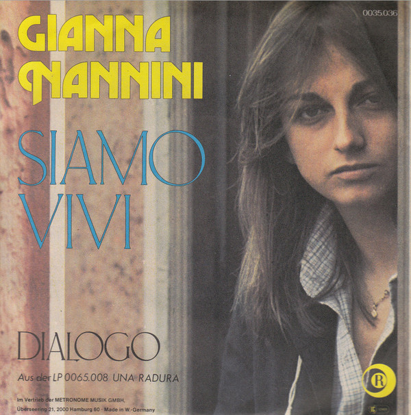 Cover Gianna Nannini - Siamo Vivi (7, Single) Schallplatten Ankauf
