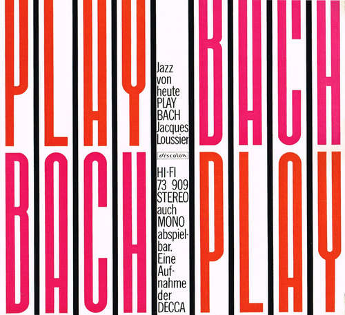 Cover Jacques Loussier - Jazz Von Heute Play Bach  (LP) Schallplatten Ankauf