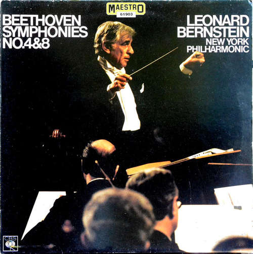 Cover Leonard Bernstein, New York Philharmonic*, Beethoven* - Beethoven Symphonies No.4&8 (LP, Album) Schallplatten Ankauf