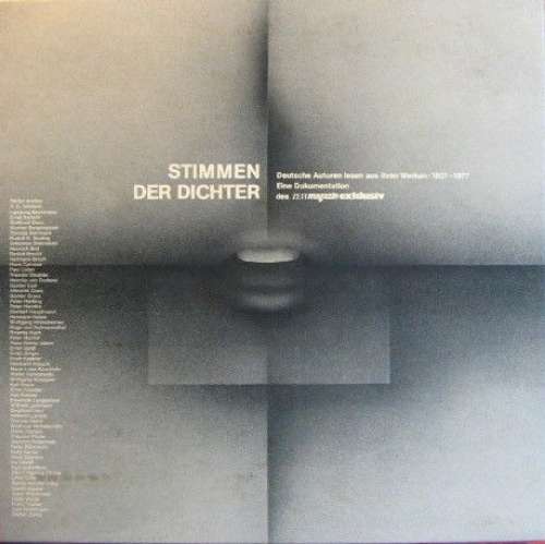 Cover Various - Stimmen Der Dichter (Deutsche Autoren Lesen Aus Ihren Werken: 1907-1977) (10xLP, Mono + Box) Schallplatten Ankauf