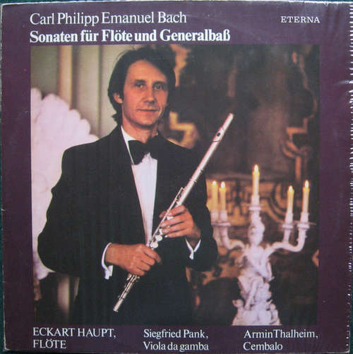 Cover Carl Philipp Emanuel Bach - Sonaten Für Flöte Und Generalbaß (LP, Album) Schallplatten Ankauf