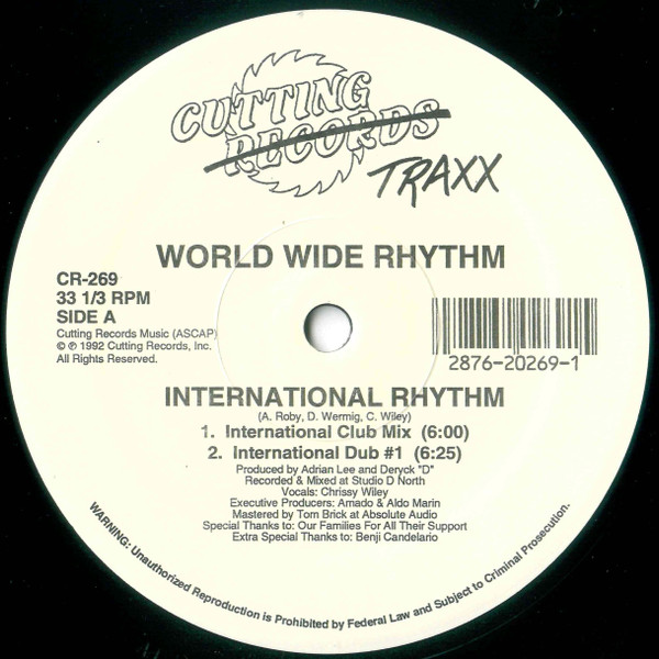 Cover World Wide Rhythm - International Rhythm / Get Your Feet Together (12) Schallplatten Ankauf