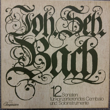 Bild Joh. Seb. Bach* - 12 Sonaten Für Konzertierendes Cembalo Und Soloinstrumente (5xLP, Club + Box, Lin) Schallplatten Ankauf