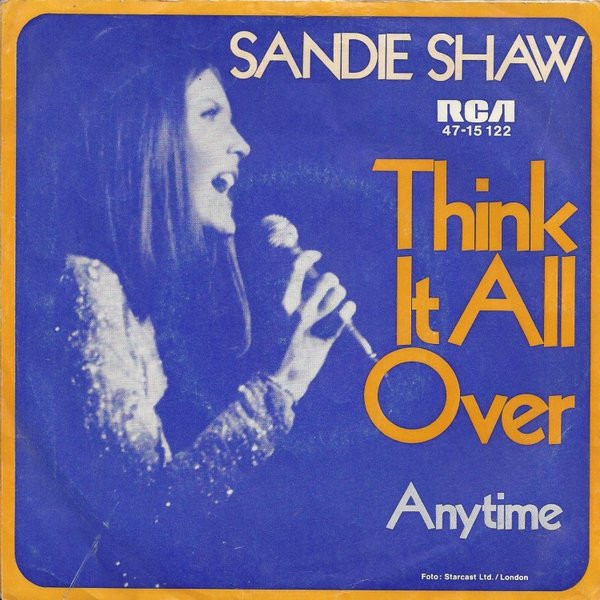 Cover Sandie Shaw - Think It All Over  (7, Single) Schallplatten Ankauf
