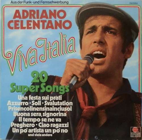 Cover Adriano Celentano - Viva Italia - 20 Super Songs (LP, Comp, Club) Schallplatten Ankauf