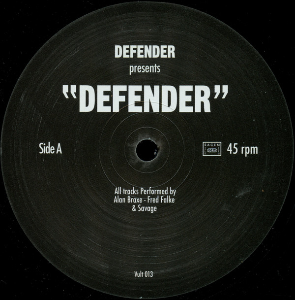 Cover Defender (3) - Defender / Bliss (12) Schallplatten Ankauf