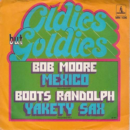 Cover Bob Moore / Boots Randolph - Mexico /  Yakety Sax (7, Single) Schallplatten Ankauf