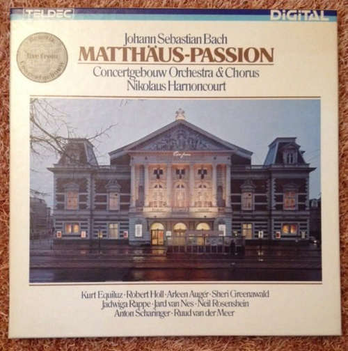 Cover Johann Sebastian Bach, Nikolaus Harnoncourt, Concertgebouworkest - Matthäus-Passion (3xLP + Box) Schallplatten Ankauf