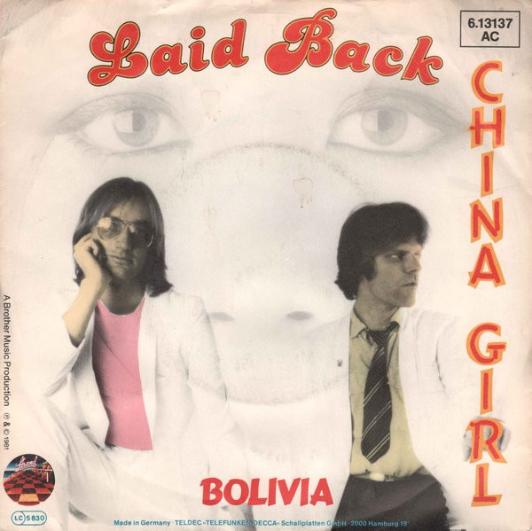 Cover Laid Back - China Girl (7, Single, Promo) Schallplatten Ankauf