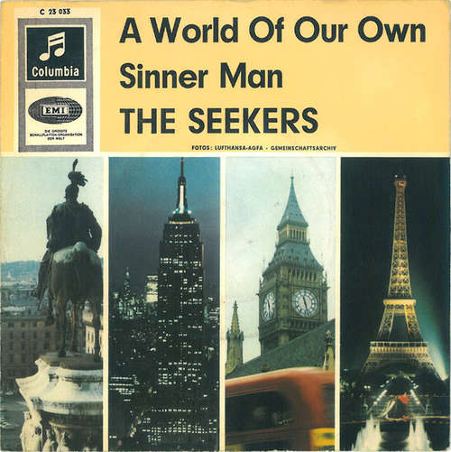 Cover The Seekers - A World Of Our Own (7) Schallplatten Ankauf