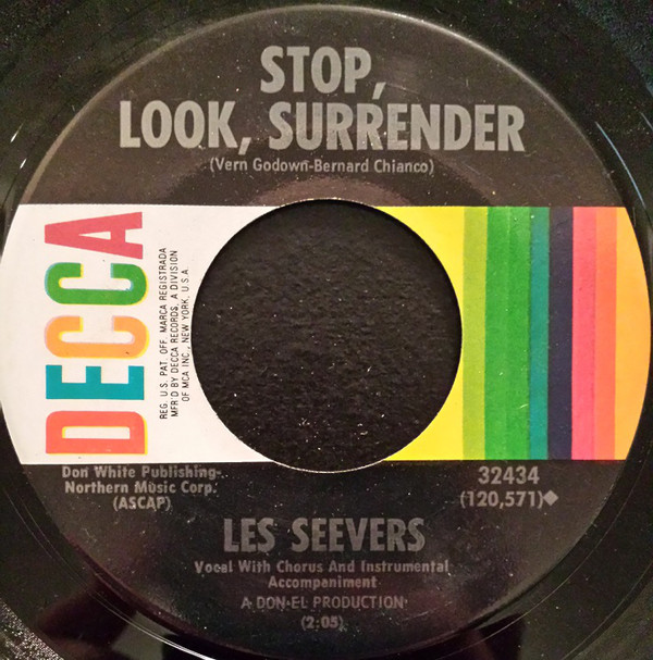 Bild Les Seevers - Stop, Look, Surrender (7, Single) Schallplatten Ankauf