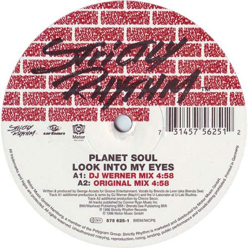 Cover Planet Soul - Look Into My Eyes (12) Schallplatten Ankauf