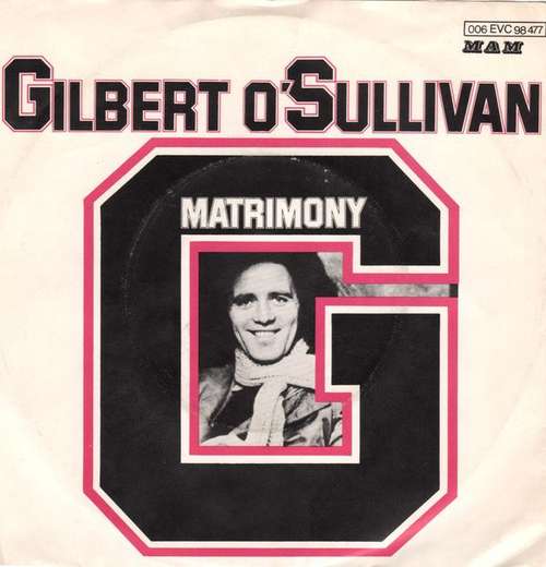 Cover Gilbert O'Sullivan - Matrimony (7, Single) Schallplatten Ankauf
