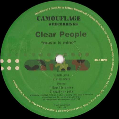 Cover Clear People - Music Is Mine (12) Schallplatten Ankauf