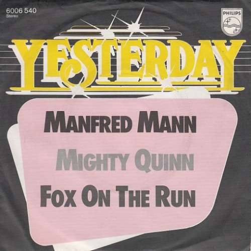 Cover Manfred Mann - Mighty Quinn / Fox On The Run (7, Single) Schallplatten Ankauf