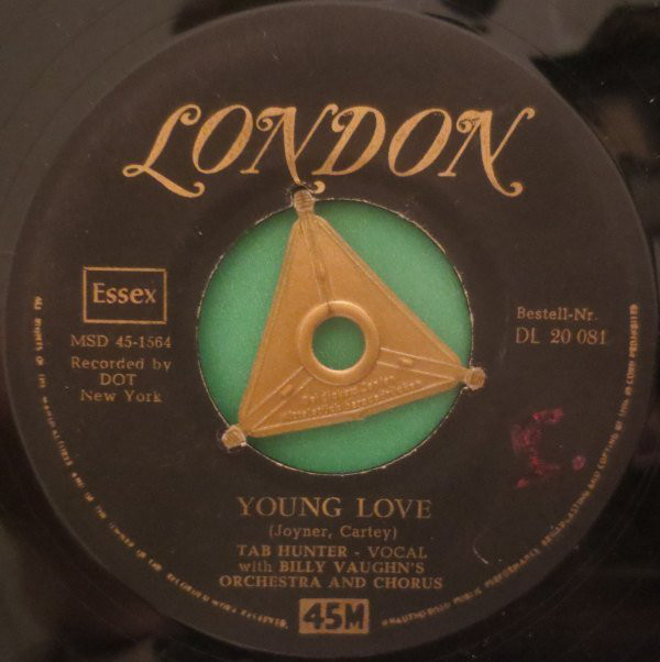 Cover Tab Hunter - Young Love (7, Single) Schallplatten Ankauf