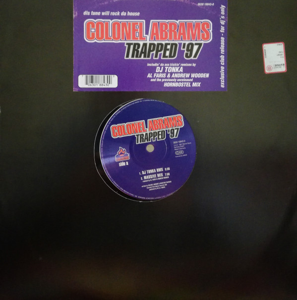 Cover Colonel Abrams - Trapped '97 (12) Schallplatten Ankauf
