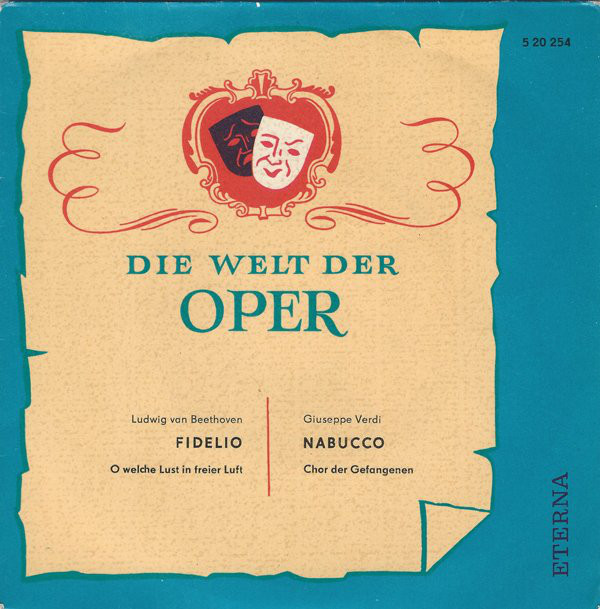 Cover Ludwig Van Beethoven - Giuseppe Verdi - Fidelio / Nabucco (7, Mono) Schallplatten Ankauf