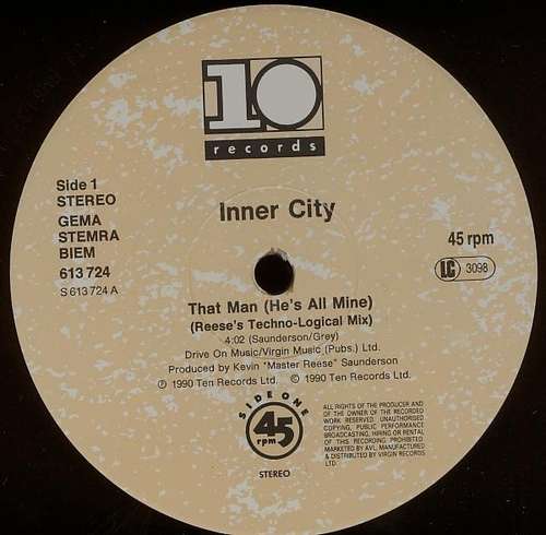 Cover Inner City - That Man (He's All Mine) (12) Schallplatten Ankauf