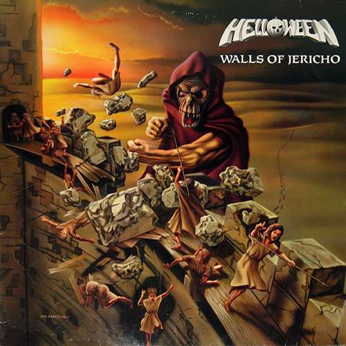 Cover Helloween - Walls Of Jericho (LP, Album) Schallplatten Ankauf