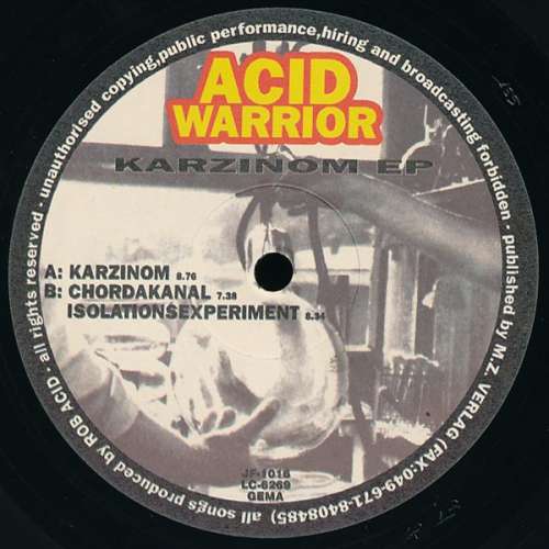 Cover Acid Warrior - Karzinom EP (12, EP) Schallplatten Ankauf
