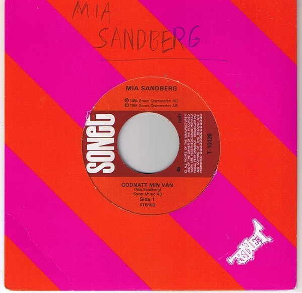 Cover Mia Sandberg - Godnatt Min Vän (7) Schallplatten Ankauf