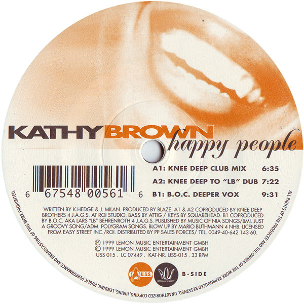 Cover Kathy Brown - Happy People (Part I) (12) Schallplatten Ankauf