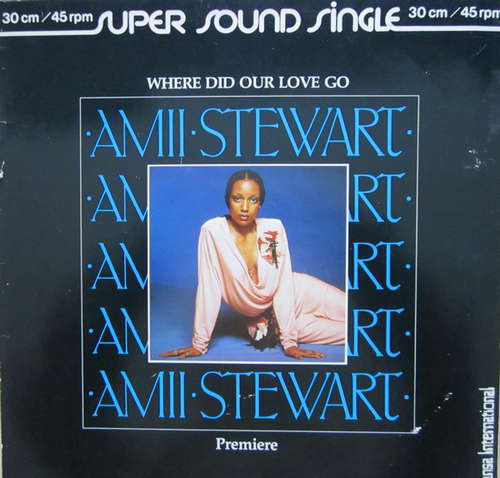 Cover Amii Stewart - Where Did Our Love Go (12) Schallplatten Ankauf