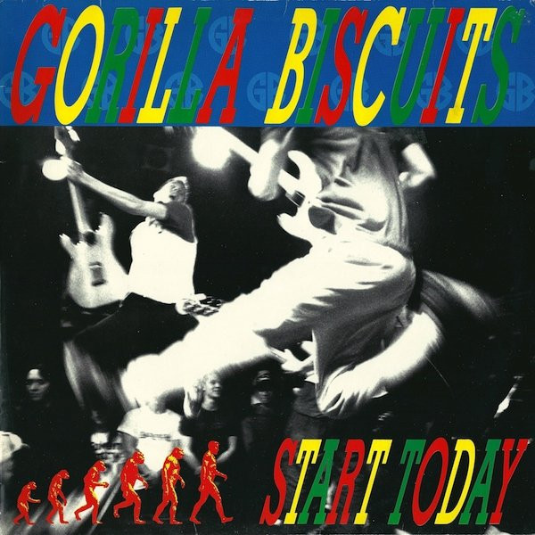 Cover Gorilla Biscuits - Start Today (LP, Album, Blu) Schallplatten Ankauf