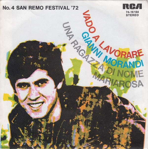 Cover Gianni Morandi - Vado A Lavorare (7, Single) Schallplatten Ankauf