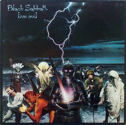 Cover Black Sabbath - Live Evil (2xLP, Album, gat) Schallplatten Ankauf