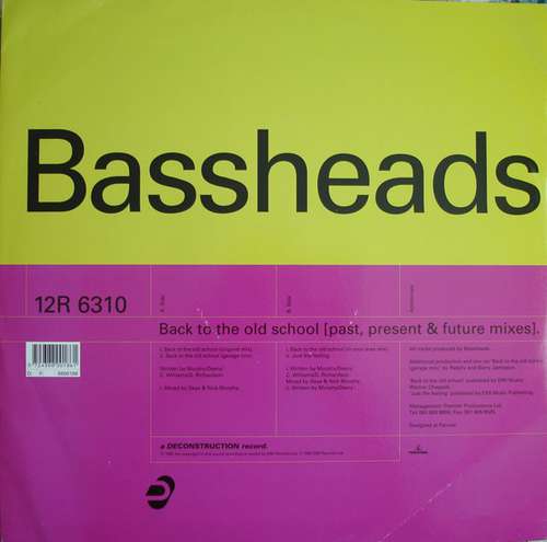 Cover Bassheads - Back To The Old School (12) Schallplatten Ankauf